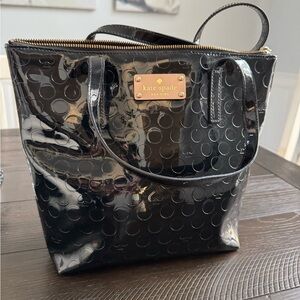 Kate Spade Basic Nylon Victoria Black Tote